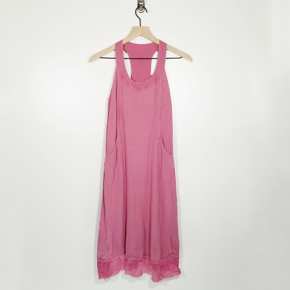 Athleta Racerback Casual Cotton Tank Dress